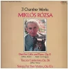 Miklos Rozsa: 3 Chamber Works [Vinyl]