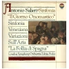 Salieri: Sinfonia 'Il Giorno Onomastico', Sinfonia Veneziana, Sull'Aria 'La Follia di Spagna' [Vinyl]