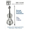 Telemann: Five Violin Concerti [Tape]
