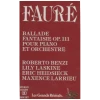 Faure: Ballade, Fantasie Op 111 [Tape]
